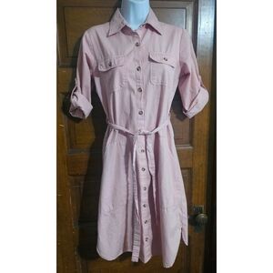 MPH Collection Pink Shirt Dress